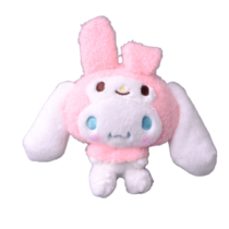 Kawaii Cinnamoroll Wearing My Melody Soft Plush Toy