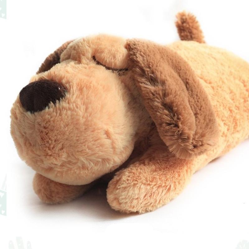 Cartoon Dog With Heartbeat Soft Stuffed Plush Toy
