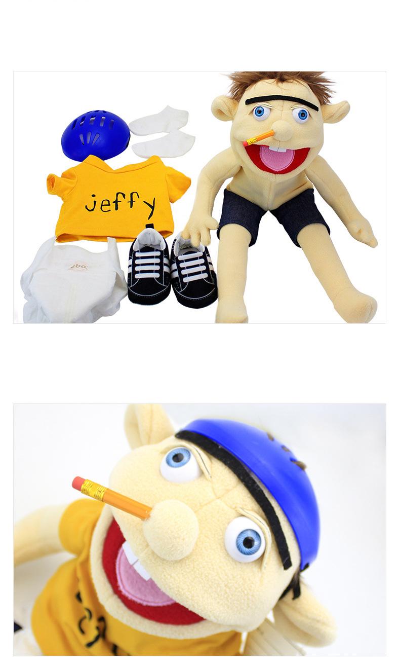 60cm Jeffy Hand Puppet Soft Stuffed Plush Toy