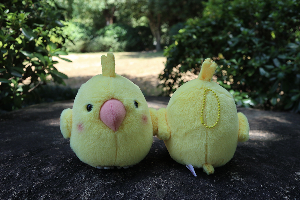 Small Round Yellow Cockatiel Soft Stuffed Plush Toy