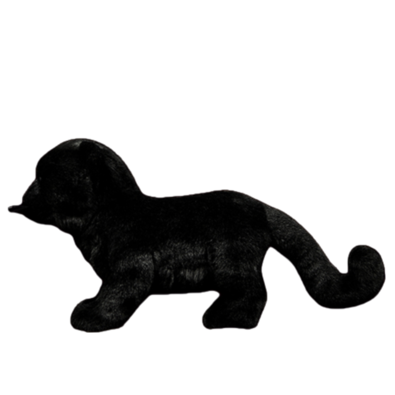 23cm Black Leopard Panther Soft Plush Toy