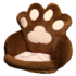 50cm Kawaii Paw Shape Soft Plush Sofa Seat