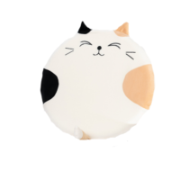 Kawaii Round Cartoon Cat Soft Stuffed Plush Cushion Seat