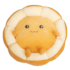 Round Bread Shape Soft Stuffed Plush Seat