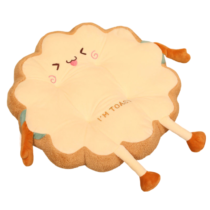 Bread Toast Soft Stuffed Plush Cushion