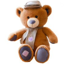 Teddy Bear With Scarf Hat Soft Stuffed Plush Toy