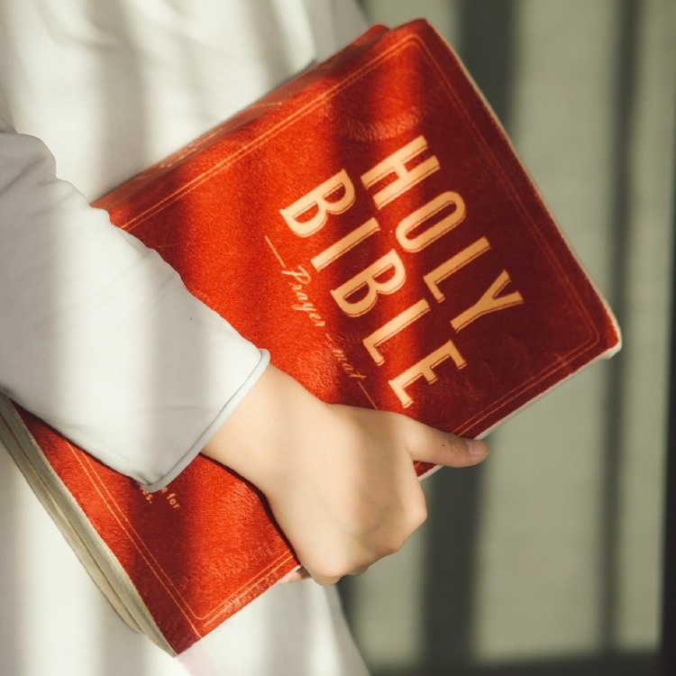 Holy Bible Soft Stuffed Plush Pillow