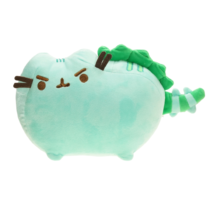 Cartoon Pusheen Green Cat Soft Stuffed Plush Toy