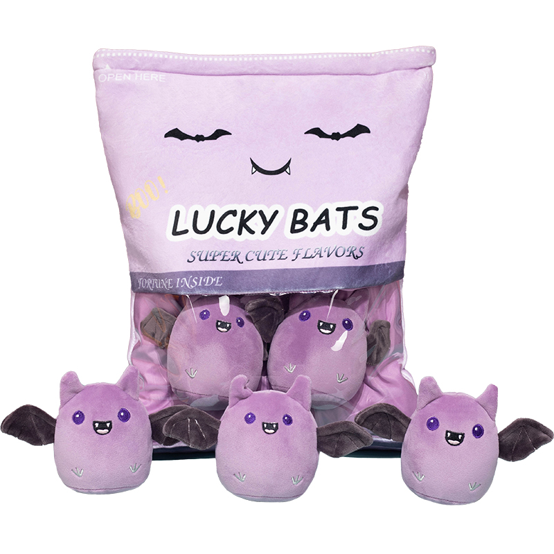 Lucky Bats Bag Of Snacks Stuffed Plush Toy