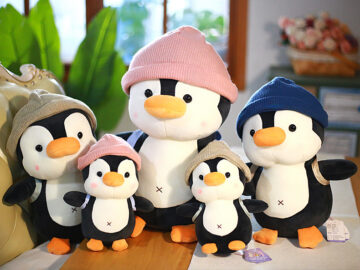 Kawaii Penguin With Hat Soft Stuffed Plush Toy