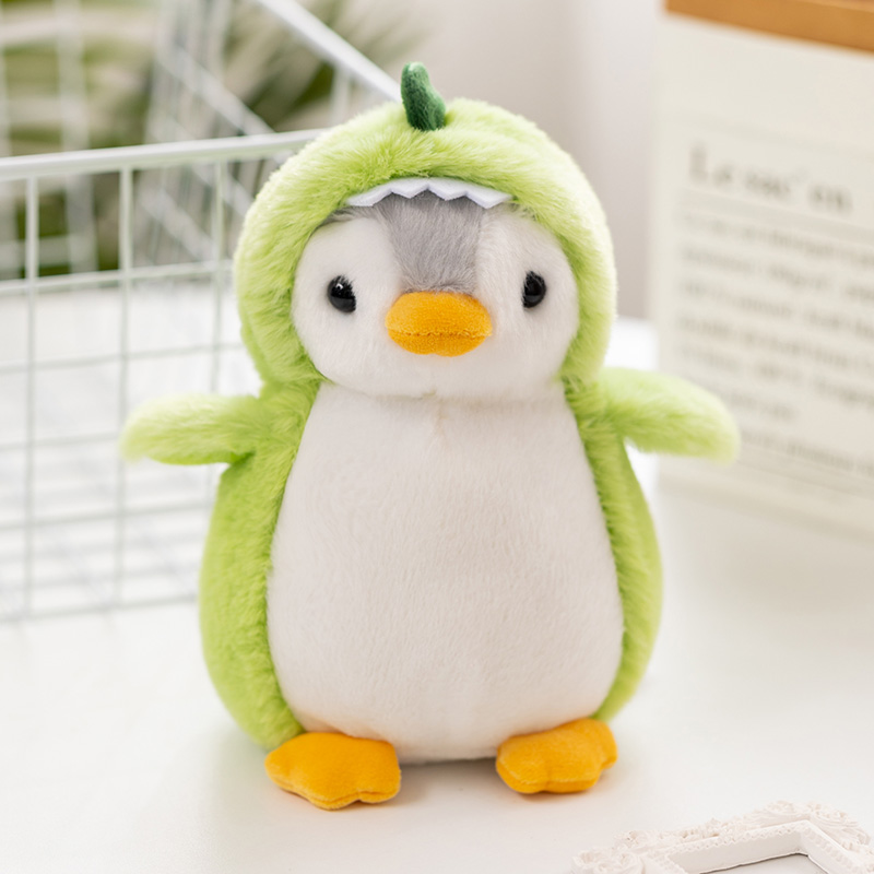 20cm Penguin Cross Dressing Dinosaur Soft Stuffed Plush Toy