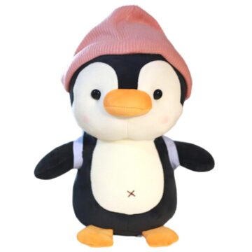 Kawaii Penguin With Hat Soft Stuffed Plush Toy