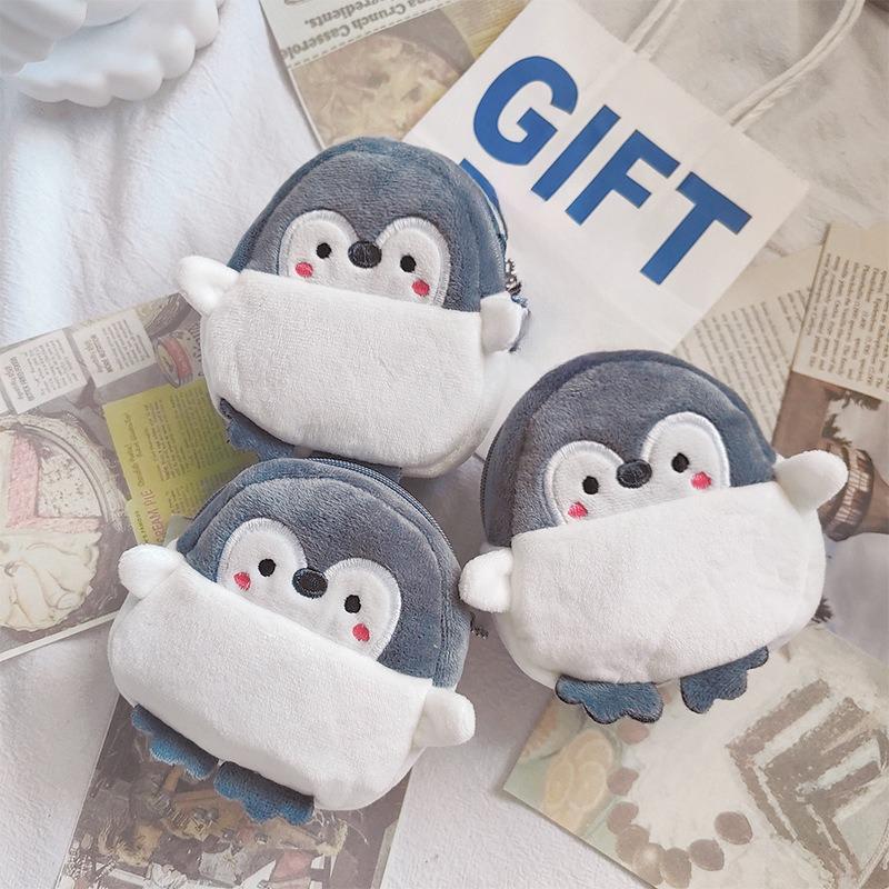 9cm Penguin Soft Stuffed Plush Wallet