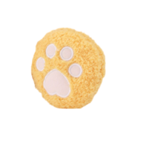 Boba Tea Pudding Cat Paw Bag Of Snacks Soft Plush Toy