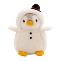 20cm Penguin Transform Into Snowman Soft Stuffed Plush Toy