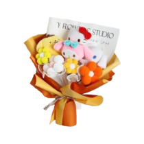 Cartoon Sanrio Soft Stuffed Plush Toy Bouquet