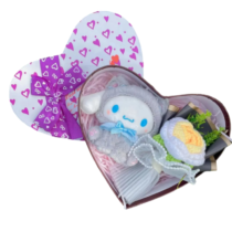 Cartoon Sanrio Cinnamoroll Heart Shape Plush Box