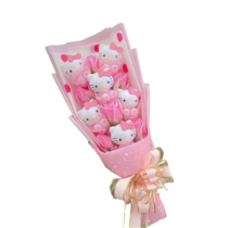 Kawaii Hello Kitty Flowers Soft Plush Toy Bouquet