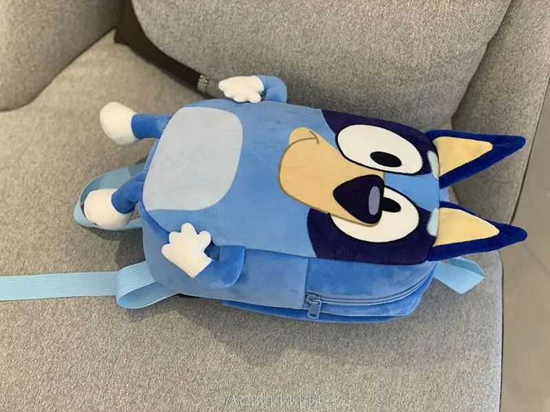 Cartoon The Dog Bingo Soft Plush Schoolbag Toy