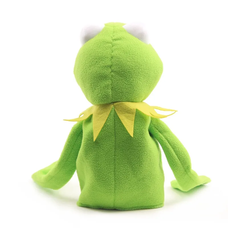 Kermit Frog Hand Puppet Soft Stuffed Schoolbag Toy