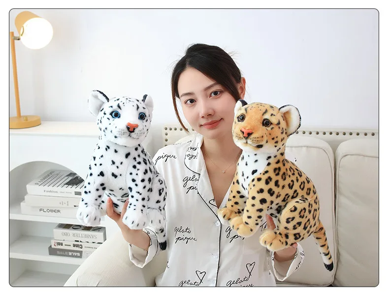 20-30cm Kawaii Leopard Soft Stuffed Plush Toy