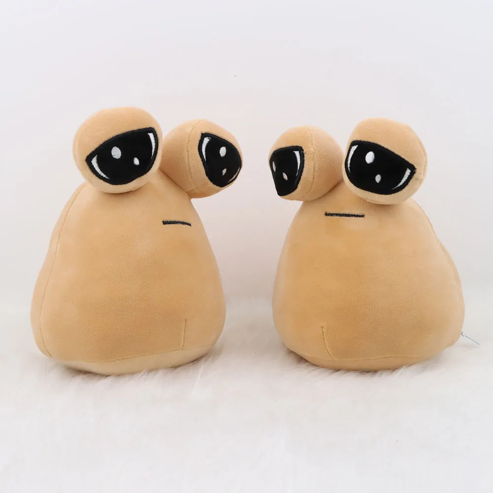 22cm My Pet Alien Pou Plush Toy Kawaii Alien Pet Doll Cute Pou Stuffed Toys Soft Pillow Plush Animal Gift Toys for Kids Girls