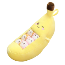 Banana Bag Of Snack Soft Stuffed Plush Toy