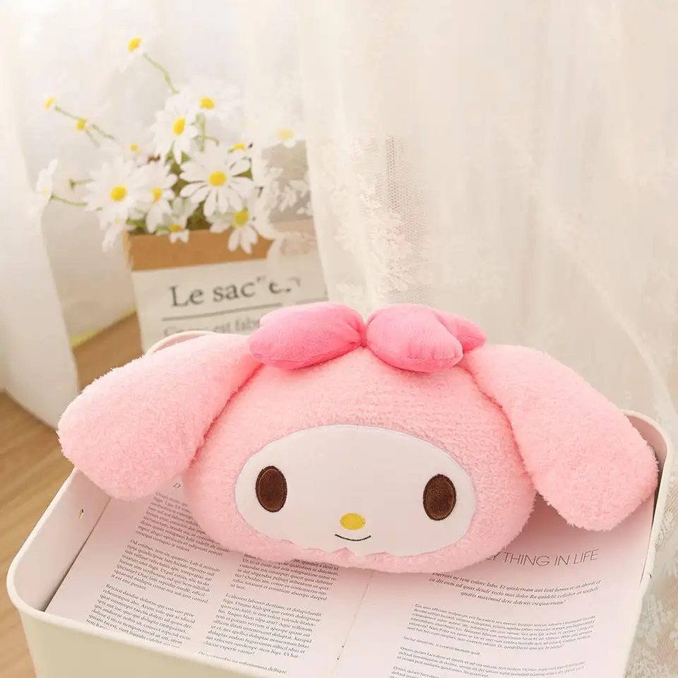 Sanrio My Melody Face Soft Stuffed Plush Cushion