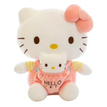 Kawaii Hello Kitty Mother And Child Soft Stuffed Plush Toy