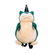 Anime Pokemon Snorlax Soft Stuffed Plush Backpack
