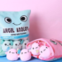 Axolotl Bag Of Snacks Pillow Plush Stuffed Toy