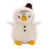 20cm Cartoon Penguin With Snowman Dress Soft Plush Toy