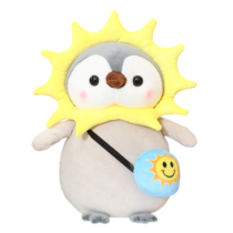 35cm Penguin Turn To Sun With Bag Soft Plush Toy