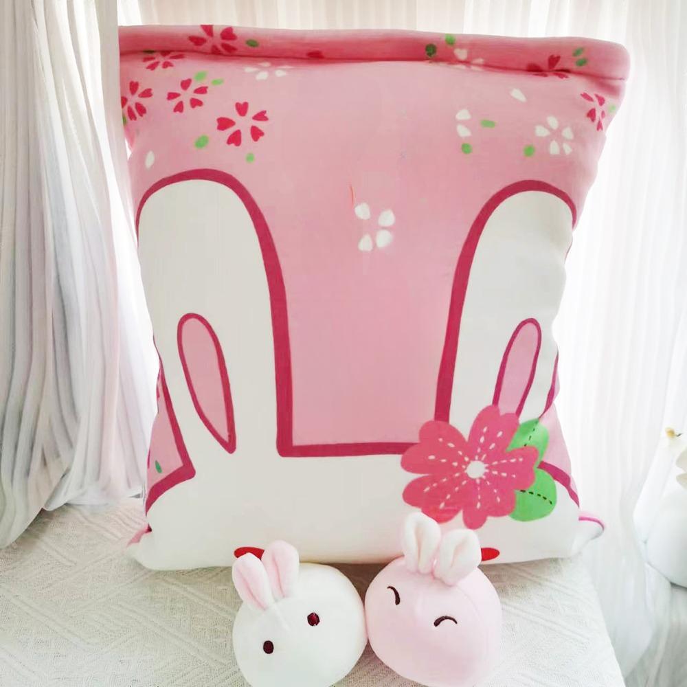 Kawaii Rabbit Bag Of Snacks Soft Stuffed Plush Toy