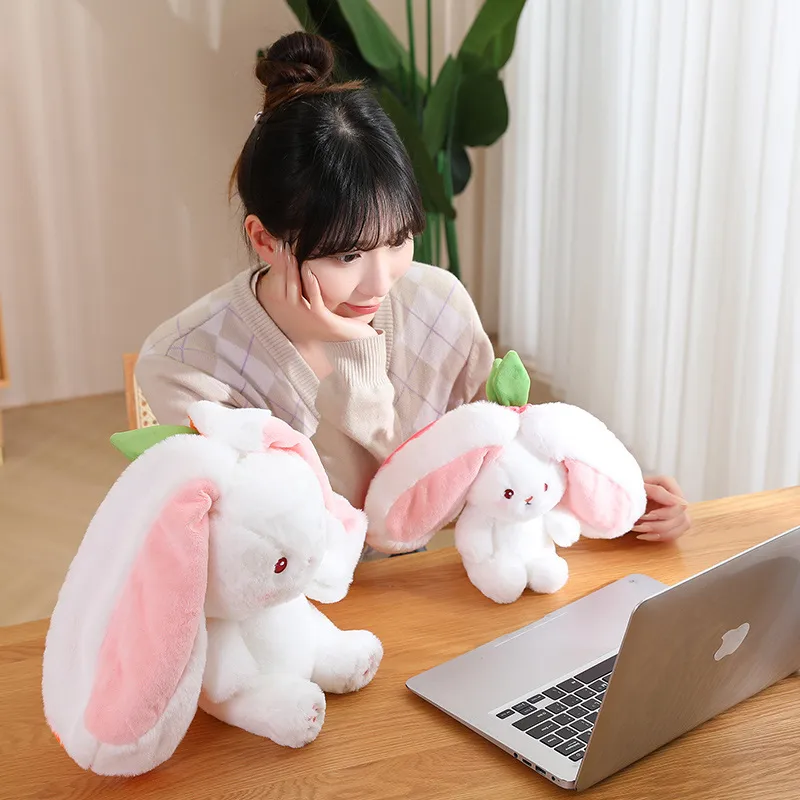 Kawaii Strawberry Bunny Soft Plush Toy