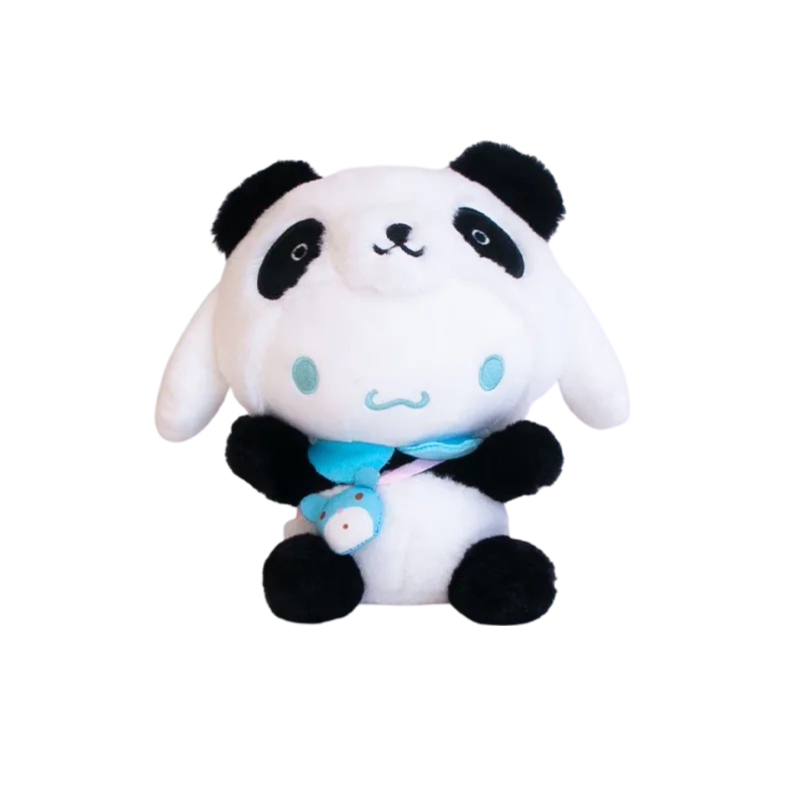 20cm Kawaii Cinnamoroll Transformed Into Panda Soft Plush Toy