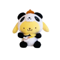Kawaii Pompompurin Transformed Into A Panda Soft Plush Toy