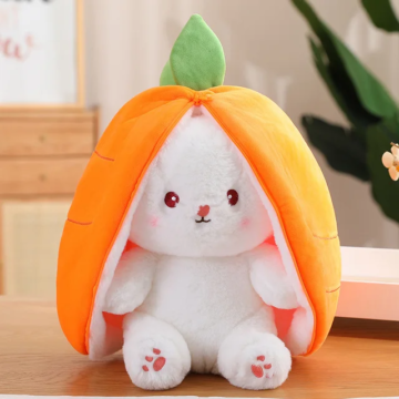 30cm Kawaii Carrot Bunny Christmas Soft Plush Toy