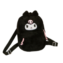 Anime Kuromi Soft Plush Shoulder Bag