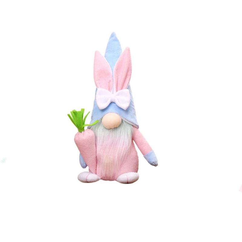 Handmade Faceless Dwarf Rabbit Easter Plush Toy