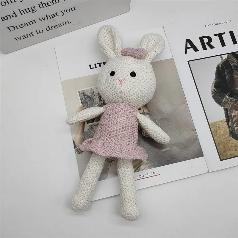 Handmade Rabbit Crochet Wool Plush Toy