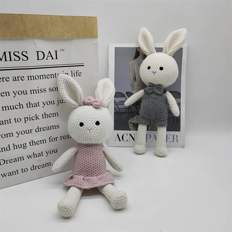 Handmade Rabbit Crochet Wool Plush Toy