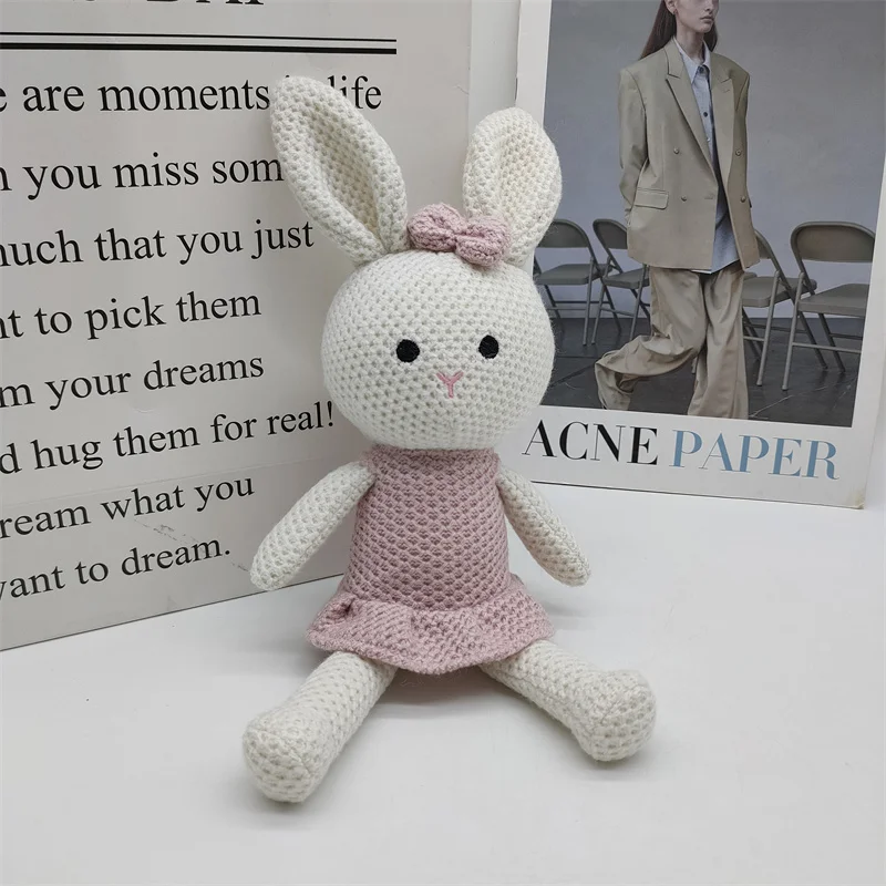 Handmade Rabbit Crochet Wool Plush Toy