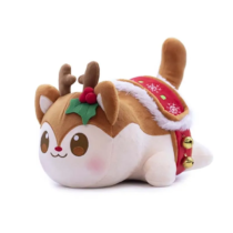 25cm Reindeer Christmas Cat Soft Plush Toy