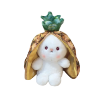 Kawaii Pineapple Bunny Christmas Soft Stuffed Plush Toy