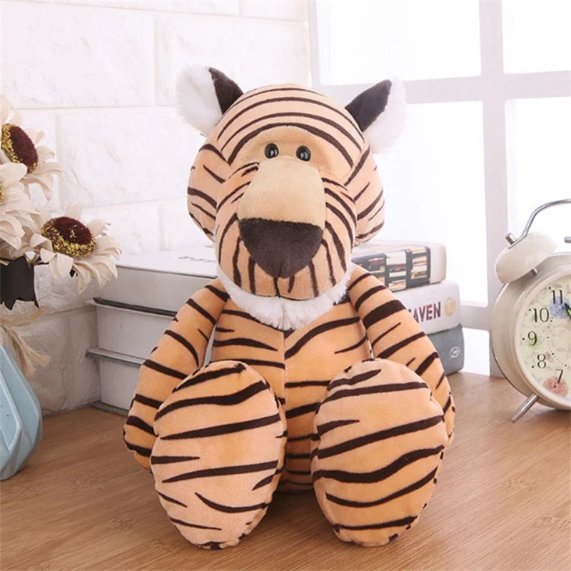25cm-28cm Kawaii Jungle Tiger Soft Stuffed Plush Toy