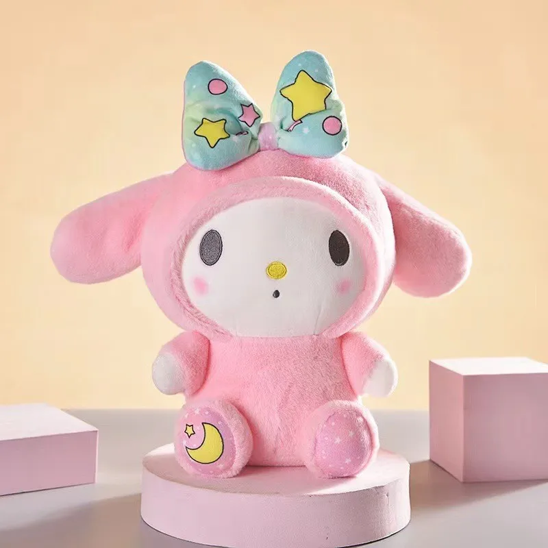 25cm Sanrio My Melody With Bow Soft Stuffed Plush Toy