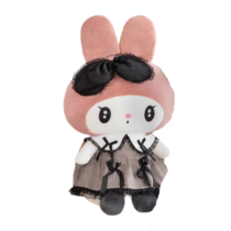 Kawaii Gothic Lace My Melody Soft Stuffed Plush Toy