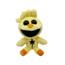 Kawaii Smiling Critters Yellow Kickin Chicken Soft Stuffed Plush Toy
