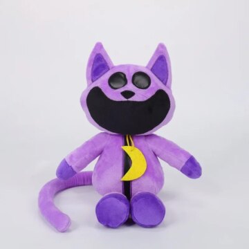 25cm Kawaii Smiling Critters Purple Catnap Soft Plush Toy - PlushStore ...